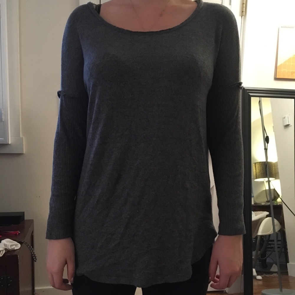 Bobeau Long Sleeve Sweater